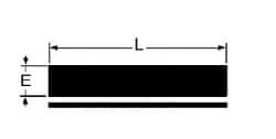 Uszczelka gumowa porowata EPDM+SBR, grubość 2-46 mm, 75-150