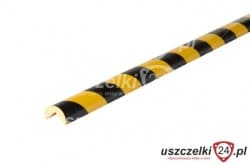 Profil ochronny PU żółto-czarny z klejem, odbój PU3040857