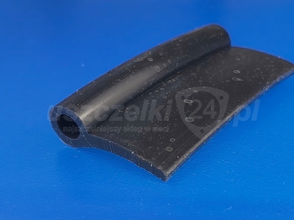 Profil silikonowy typ P, fi 10 mm czarna, 023090-01