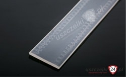 Taśma silikonowa  2x30 mm transparentny, 023096-40SHA