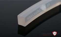 Taśma silikon lity transparent 7x7 mm, 023546