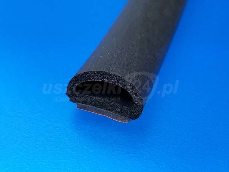 Uszczelka czarne EPDM komórkowe 9x15 mm z taśmą klejącą producent 3M, 079453