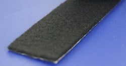 Taśma filcowa czarna klej 2,5x18 mm rolka 9 mb, 016033 