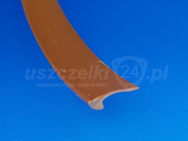 Uszczelka PVC okienna brąz RAL 8011, 026388-4